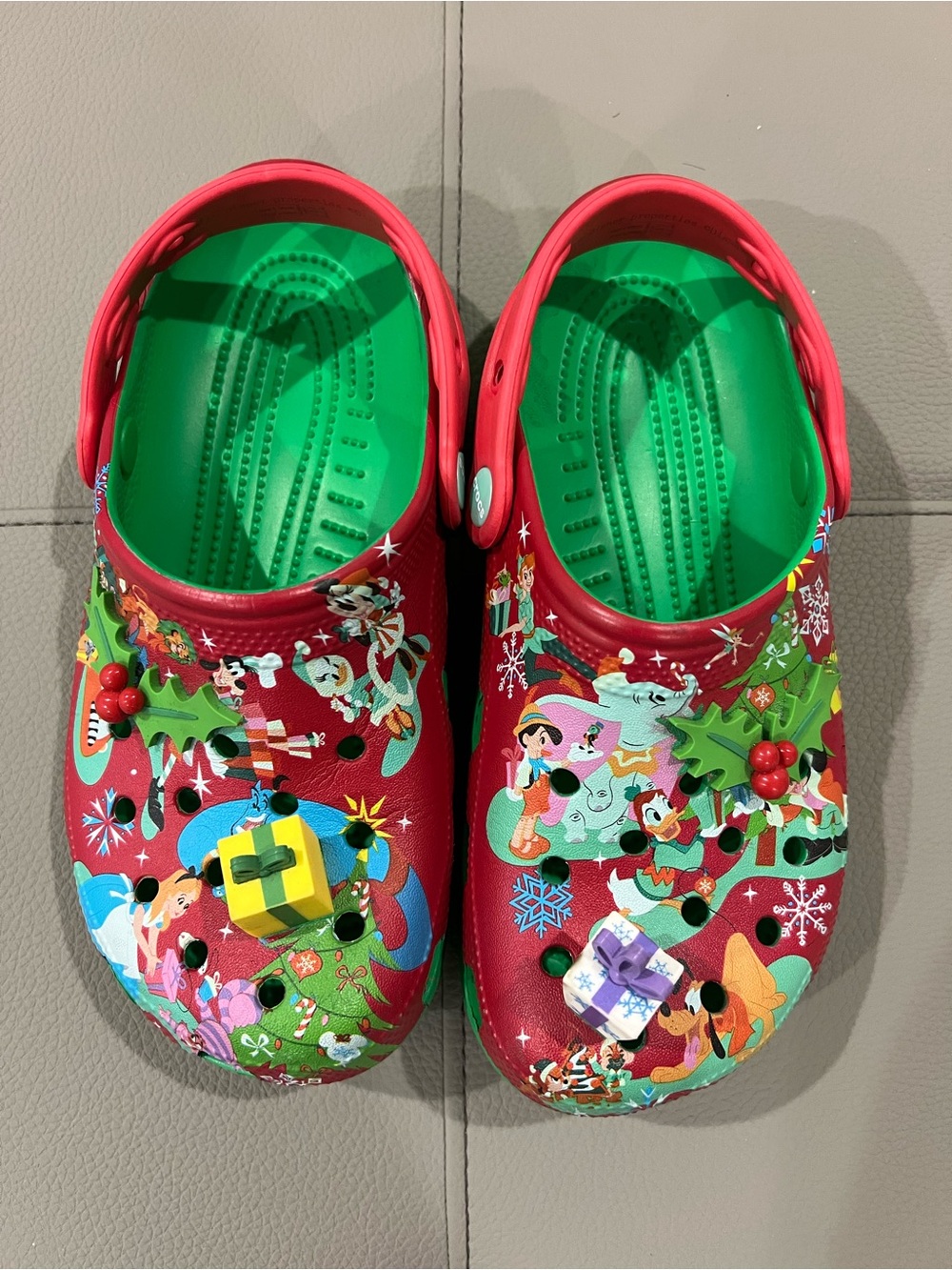 Disney Holiday Christmas 2023 Loungefly with Matching Festive Crocs Bundle - Picture 3 of 4